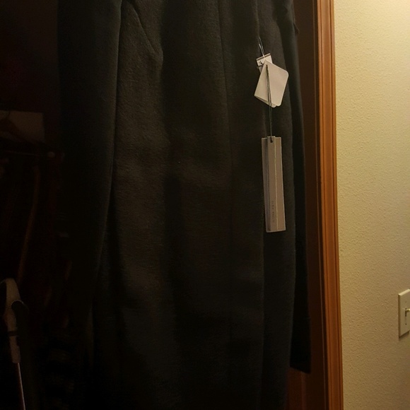 Rick Owen Blk Italian Peacoat - Picture 5 of 7